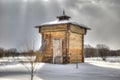 Museum of Wooden Architecture, Kolomenskoye. Snowfall